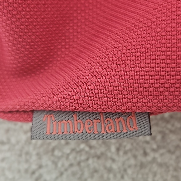 TIMBERLAND vintage gym bag /Backpack/sling bag pink & grey - Picture 4 of 5